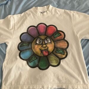 Faded US “Filthy Rich” graphic tee